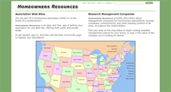 Desktop Screenshot of homeowners-resources.com